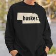 Nebraska State Nickname Husker [Distressed] Sweatshirt Gifts for Him